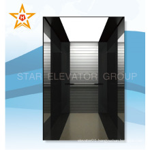 Passenger elevator made by glass and stainless steel